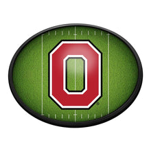 Load image into Gallery viewer, Ohio State Buckeyes: On the 50 - Oval Slimline Lighted Wall Sign - The Fan-Brand