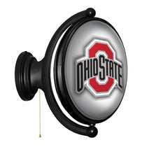 Load image into Gallery viewer, Ohio State Buckeyes: Original Oval Rotating Lighted Wall Sign - The Fan-Brand