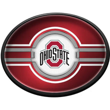 Load image into Gallery viewer, Ohio State Buckeyes: Oval Slimline Lighted Wall Sign - The Fan-Brand