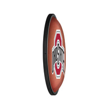 Load image into Gallery viewer, Ohio State Buckeyes: Pigskin - Oval Slimline Lighted Wall Sign - The Fan-Brand