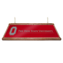 Load image into Gallery viewer, Ohio State Buckeyes: Premium Wood Pool Table Light - The Fan-Brand