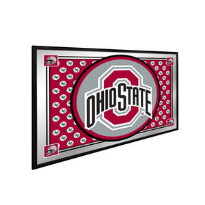 Ohio State Buckeyes: Team Spirit - Framed Mirrored Wall Sign - The Fan-Brand