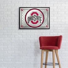 Load image into Gallery viewer, Ohio State Buckeyes: Team Spirit - Framed Mirrored Wall Sign - The Fan-Brand