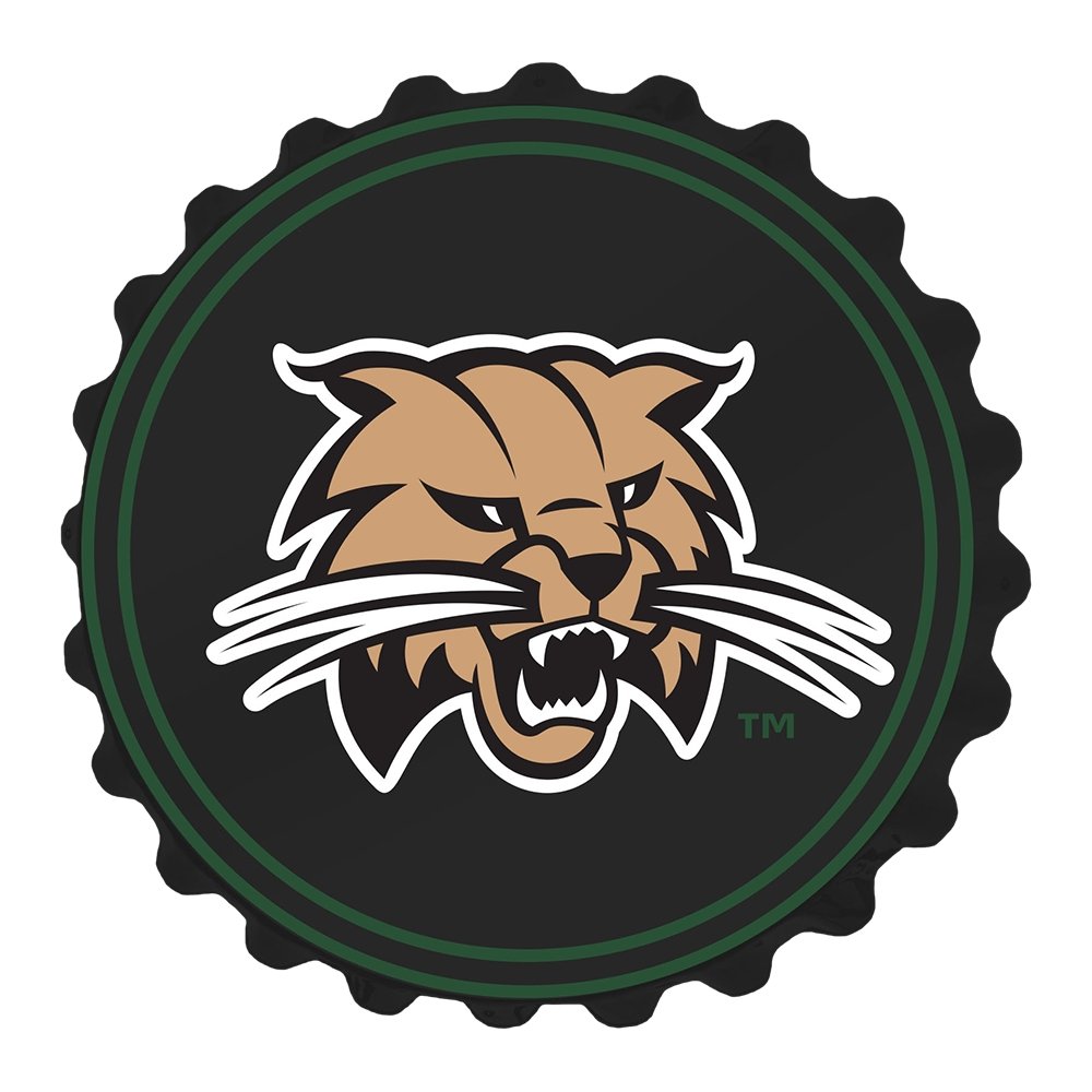 Ohio University Bobcats: Bobcat - Bottle Cap Wall Sign - The Fan-Brand