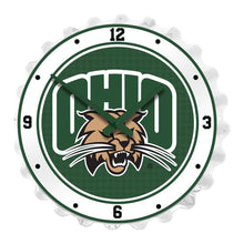 Load image into Gallery viewer, Ohio University Bobcats: Bottle Cap Wall Clock - The Fan-Brand