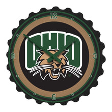 Load image into Gallery viewer, Ohio University Bobcats: Bottle Cap Wall Clock - The Fan-Brand