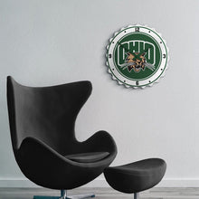 Load image into Gallery viewer, Ohio University Bobcats: Bottle Cap Wall Clock - The Fan-Brand