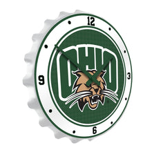 Load image into Gallery viewer, Ohio University Bobcats: Bottle Cap Wall Clock - The Fan-Brand