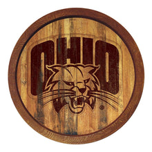 Load image into Gallery viewer, Ohio University Bobcats: Branded &quot;Faux&quot; Barrel Top Sign - The Fan-Brand