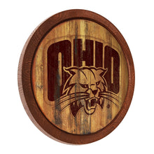 Load image into Gallery viewer, Ohio University Bobcats: Branded &quot;Faux&quot; Barrel Top Sign - The Fan-Brand