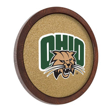 Load image into Gallery viewer, Ohio University Bobcats: &quot;Faux&quot; Barrel Framed Cork Board - The Fan-Brand