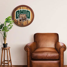 Load image into Gallery viewer, Ohio University Bobcats: &quot;Faux&quot; Barrel Top Sign - The Fan-Brand