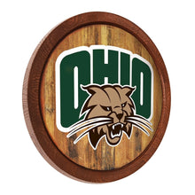 Load image into Gallery viewer, Ohio University Bobcats: &quot;Faux&quot; Barrel Top Sign - The Fan-Brand