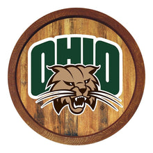 Load image into Gallery viewer, Ohio University Bobcats: &quot;Faux&quot; Barrel Top Sign - The Fan-Brand