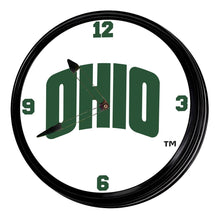 Load image into Gallery viewer, Ohio University Bobcats: OHIO - Retro Lighted Wall Clock - The Fan-Brand