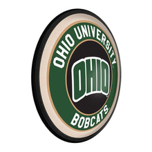 Load image into Gallery viewer, Ohio University Bobcats: OHIO - Round Slimline Lighted Wall Sign - The Fan-Brand