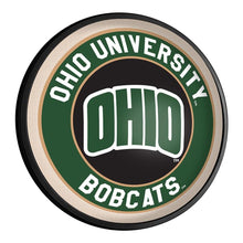 Load image into Gallery viewer, Ohio University Bobcats: OHIO - Round Slimline Lighted Wall Sign - The Fan-Brand