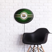 Load image into Gallery viewer, Ohio University Bobcats: Oval Slimline Lighted Wall Sign - The Fan-Brand