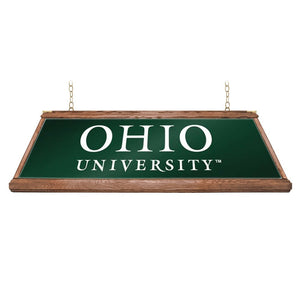 Ohio University Bobcats: Premium Wood Pool Table Light - The Fan-Brand