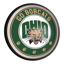 Load image into Gallery viewer, Ohio University Bobcats: Round Slimline Lighted Wall Sign - The Fan-Brand