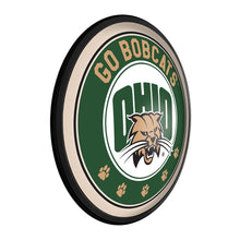 Load image into Gallery viewer, Ohio University Bobcats: Round Slimline Lighted Wall Sign - The Fan-Brand