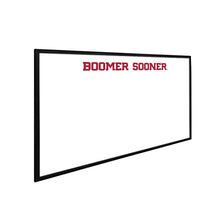 Load image into Gallery viewer, Oklahoma Sooners: Boomer Sooner - Framed Dry Erase Wall Sign - The Fan-Brand