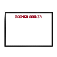 Load image into Gallery viewer, Oklahoma Sooners: Boomer Sooner - Framed Dry Erase Wall Sign - The Fan-Brand