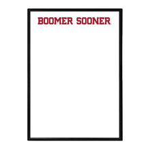 Load image into Gallery viewer, Oklahoma Sooners: Boomer Sooner - Framed Dry Erase Wall Sign - The Fan-Brand