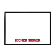 Load image into Gallery viewer, Oklahoma Sooners: Boomer Sooner - Framed Dry Erase Wall Sign - The Fan-Brand