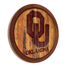 Load image into Gallery viewer, Oklahoma Sooners: Branded &quot;Faux&quot; Barrel Top Sign - The Fan-Brand