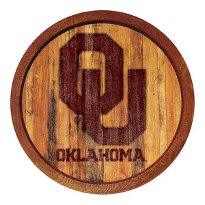 Oklahoma Sooners: Branded "Faux" Barrel Top Sign - The Fan-Brand