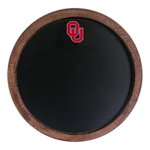 Load image into Gallery viewer, Oklahoma Sooners: Chalkboard &quot;Faux&quot; Barrel Top Sign - The Fan-Brand