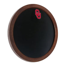 Load image into Gallery viewer, Oklahoma Sooners: Chalkboard &quot;Faux&quot; Barrel Top Sign - The Fan-Brand