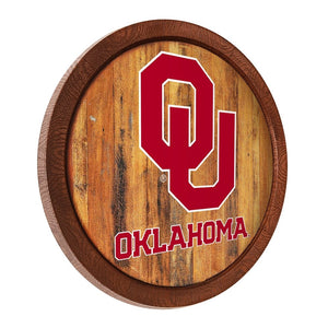 Oklahoma Sooners: "Faux" Barrel Top Sign - The Fan-Brand