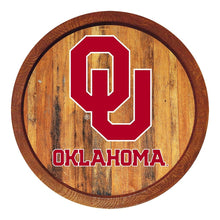 Load image into Gallery viewer, Oklahoma Sooners: &quot;Faux&quot; Barrel Top Sign - The Fan-Brand