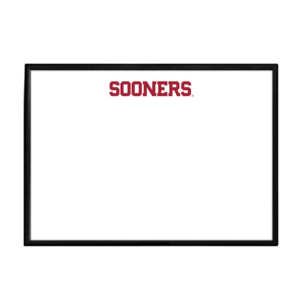 Oklahoma Sooners: Framed Dry Erase Wall Sign - The Fan-Brand