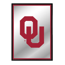 Load image into Gallery viewer, Oklahoma Sooners: Framed Mirrored Wall Sign - The Fan-Brand