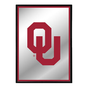 Oklahoma Sooners: Framed Mirrored Wall Sign - The Fan-Brand