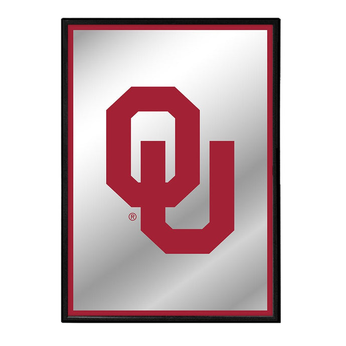 Oklahoma Sooners: Framed Mirrored Wall Sign - The Fan-Brand