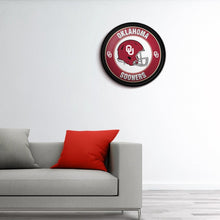Load image into Gallery viewer, Oklahoma Sooners: Helmet - Modern Disc Wall Sign - The Fan-Brand