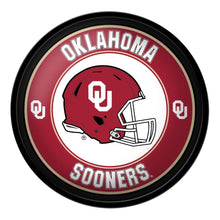 Load image into Gallery viewer, Oklahoma Sooners: Helmet - Modern Disc Wall Sign - The Fan-Brand