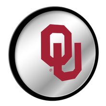 Load image into Gallery viewer, Oklahoma Sooners: Modern Disc Mirrored Wall Sign - The Fan-Brand