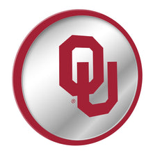 Load image into Gallery viewer, Oklahoma Sooners: Modern Disc Mirrored Wall Sign - The Fan-Brand