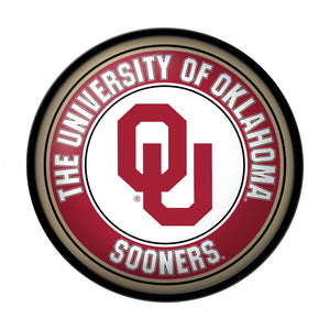 Oklahoma Sooners: Modern Disc Wall Sign - The Fan-Brand