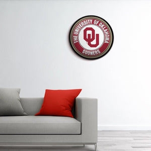 Oklahoma Sooners: Modern Disc Wall Sign - The Fan-Brand