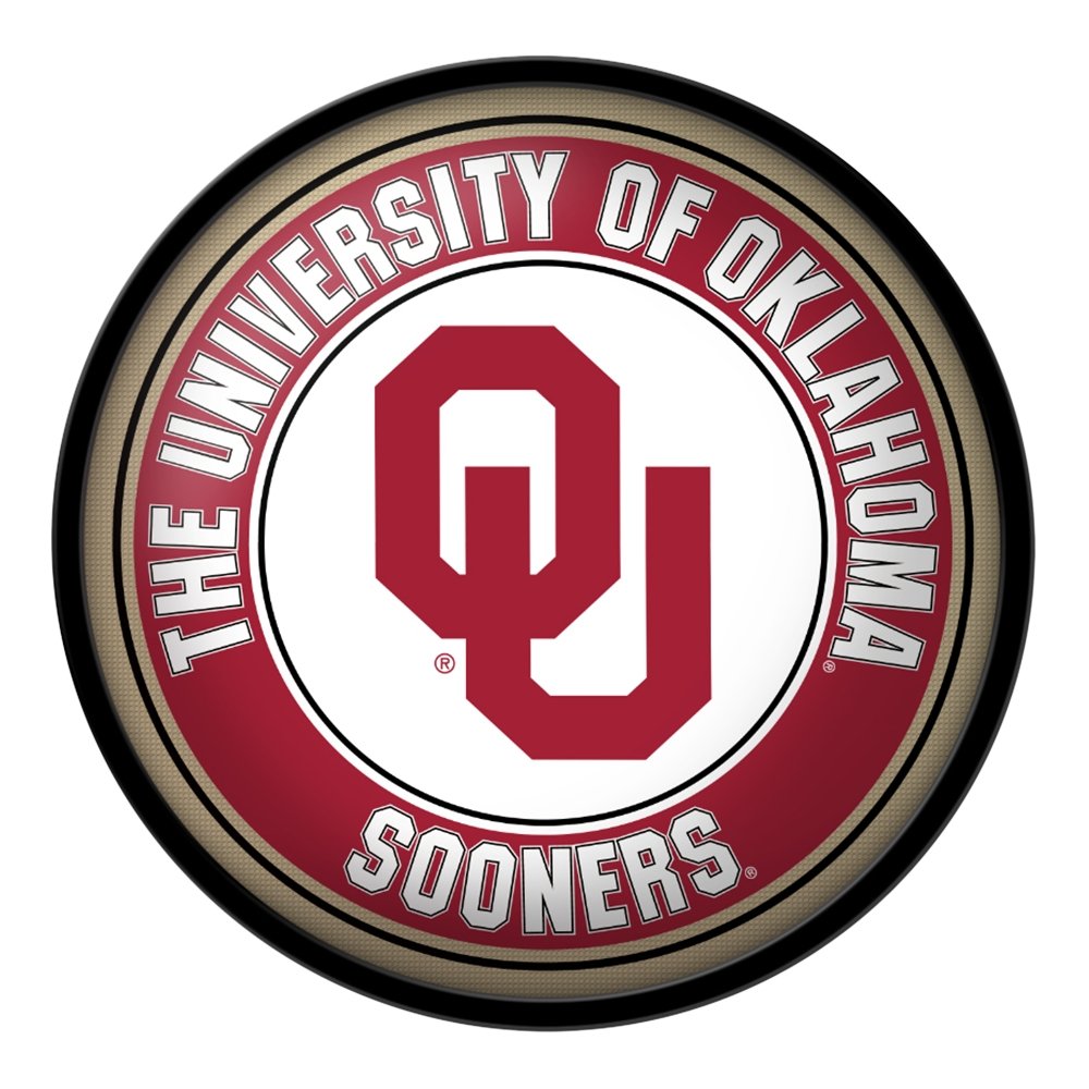 Oklahoma Sooners: Modern Disc Wall Sign - The Fan-Brand
