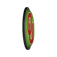 Load image into Gallery viewer, Oklahoma Sooners: On the 50 - Oval Slimline Lighted Wall Sign - The Fan-Brand