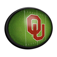 Load image into Gallery viewer, Oklahoma Sooners: On the 50 - Oval Slimline Lighted Wall Sign - The Fan-Brand