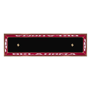 Oklahoma Sooners: Premium Wood Pool Table Light - The Fan-Brand