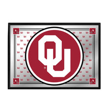 Load image into Gallery viewer, Oklahoma Sooners: Team Spirit - Framed Mirrored Wall Sign - The Fan-Brand